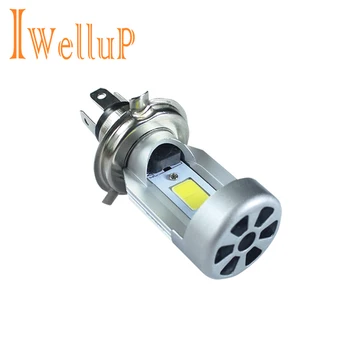 

1 pcs plug and play 20W 2000lm LED motorcycle headlight H4 HS1 super bright motorbike headlamp for bobber kawasaki motor xenon