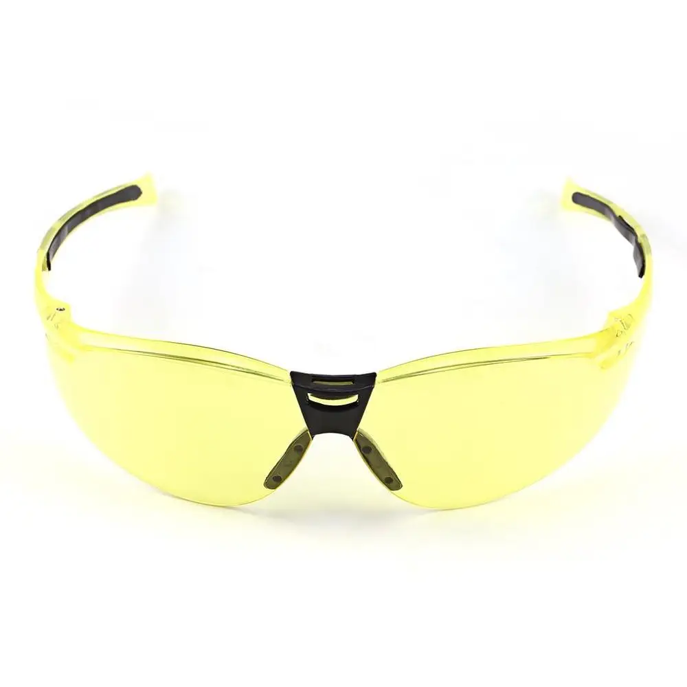 Защитные очки для ПК с защитой от УФ-лучей, мотоциклетные очки, защита от пыли и ветра, защита от брызг, ударопрочные очки для езды на велосипеде, кемпинга - Цвет: Yellow