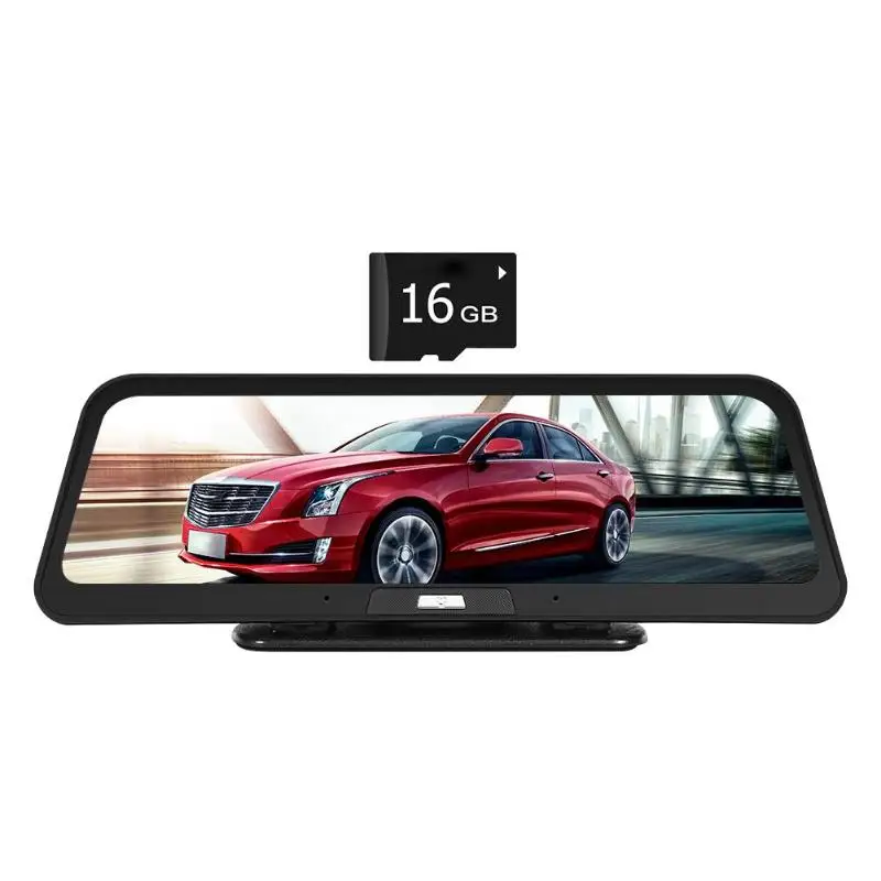 with 16G TF A Phisung E96 Автомобильный видеорегистратор Камера 3g Android 5,1 gps навигация двойной объектив Dashcam - Название цвета: with 16G TF A