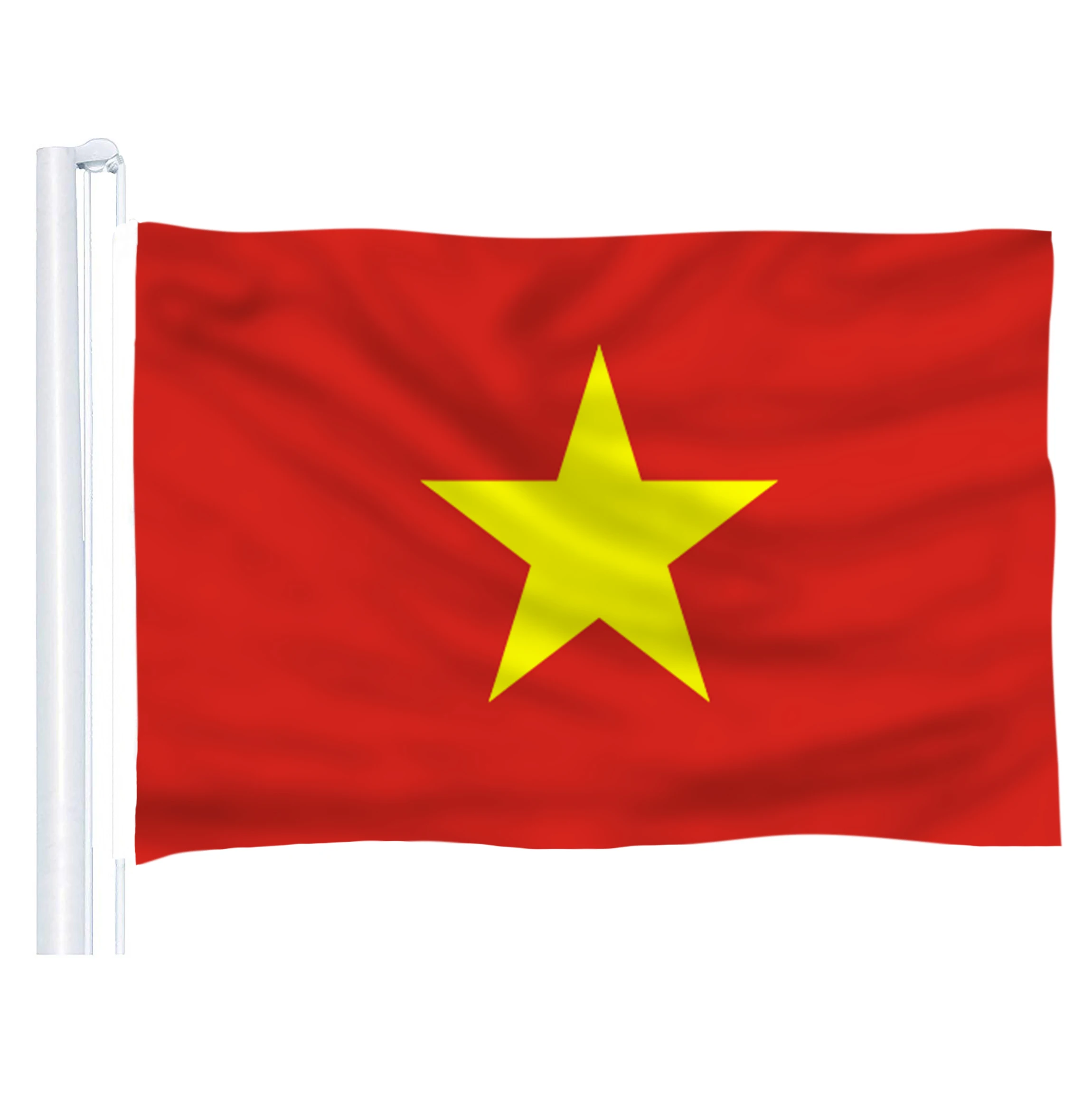 2018 Вьетнам (VN) флаг полиэстер 5*3 фута 150*90 см все цвета логотипы | Дом и сад