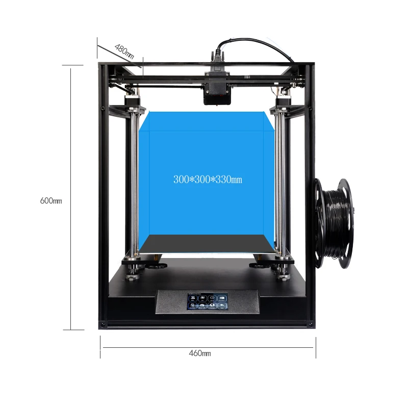 3D принтер CoreXY Sapphire plus Core xy 300*300*330 мм наборы сделай сам сенсорный экран 3 5 дюйма