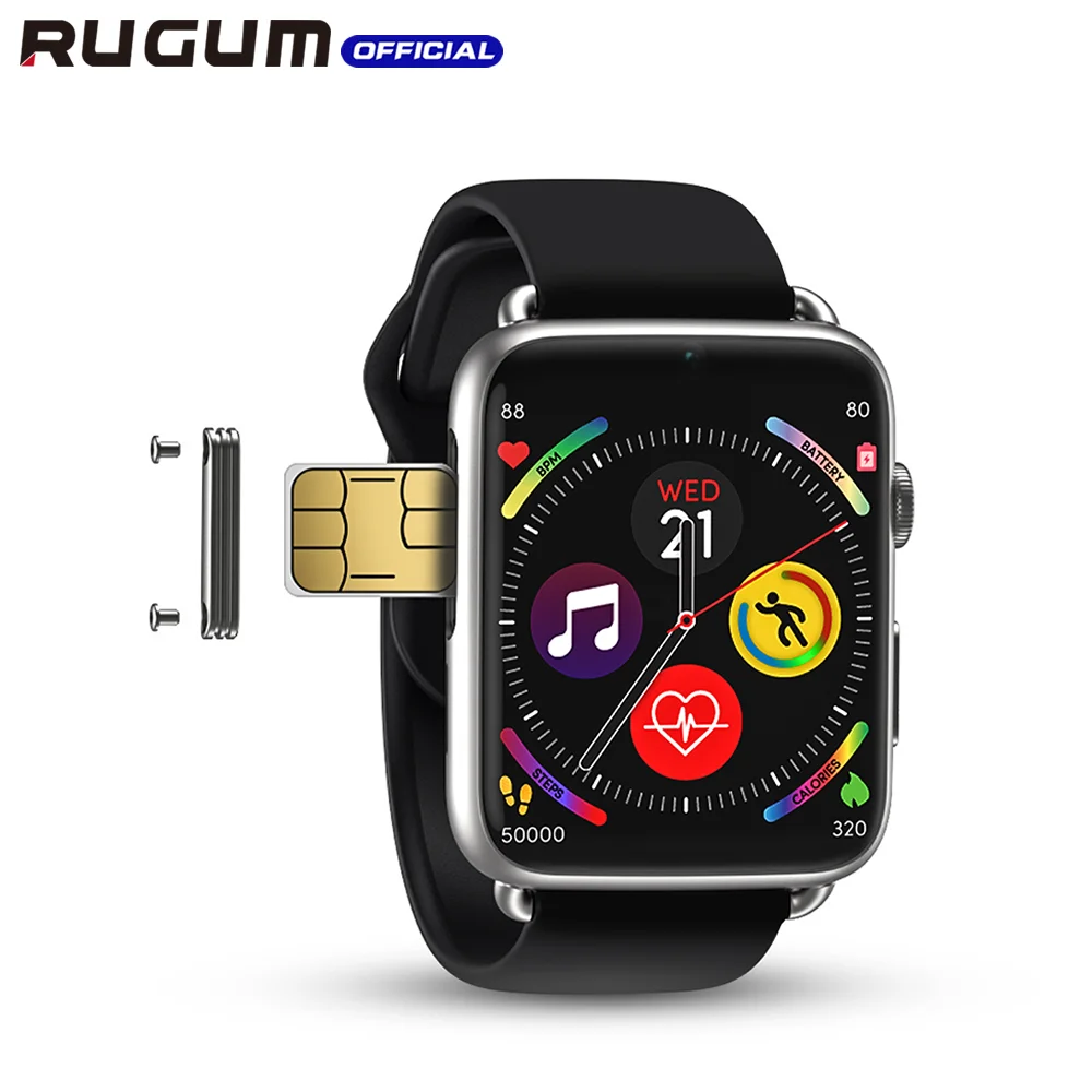 RUGUM DM20 4G Смарт-часы Android band фитнес-трекер кровяное давление водонепроницаемые часы монитор сна Шагомер Смарт-часы телефон