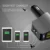 KDsafe Два Прикуривателя 3 USB-Порта Автомобильное Зарядное Устройство QC3.0 Адаптер Быстрой Зарядки Цифровой Дисплей Обнаружение Напряжения в реальном времени Универсальный