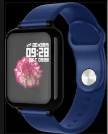 Умные часы B57, мужские спортивные часы для apple Watch, женские фитнес-часы с сердечным ритмом, умный браслет, будильник, часы для ios android - Цвет: blue B