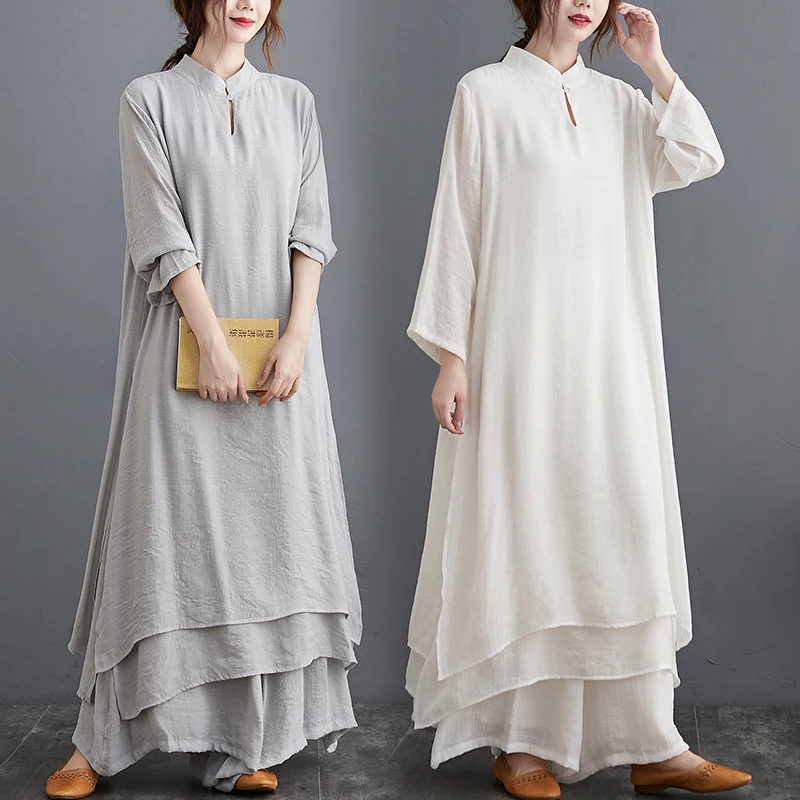 Chinese Traditional Costume chinese traditional costume chinese women suit 2Pcs Summer Chinese Traditional Women Hanfu Top Pants Set