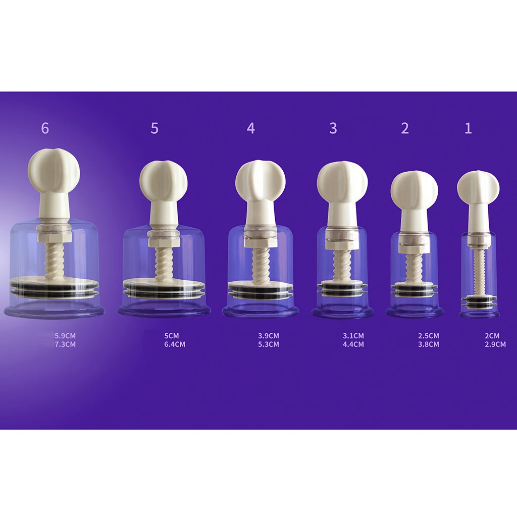 1 Piece Easy Twist Vacuum Pump Cup Breast Nipple Enhancer Enlarger Sucker for Men Women