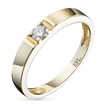 

Yellow gold ring with a diamond e0301kts06159100