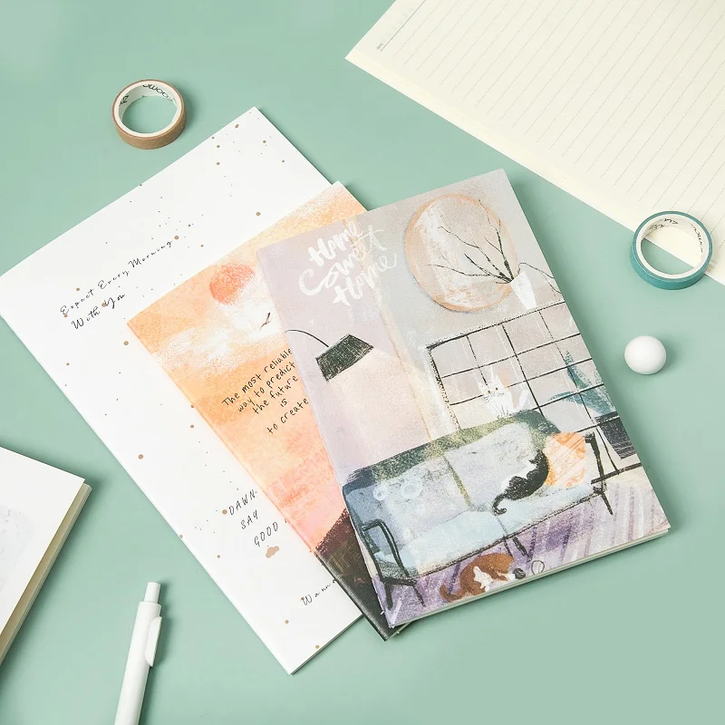 10pcs/set A5 Notebook Kawaii Cute Flowers Birds Animal Notebook B5 Painting of Diary Book Journal Record Office School Supplies 10pcs/set A5 Notebook Kawaii Cute Flowers Birds Animal Notebook B5 Painting of Diary Book Journal Record Office School Supplies