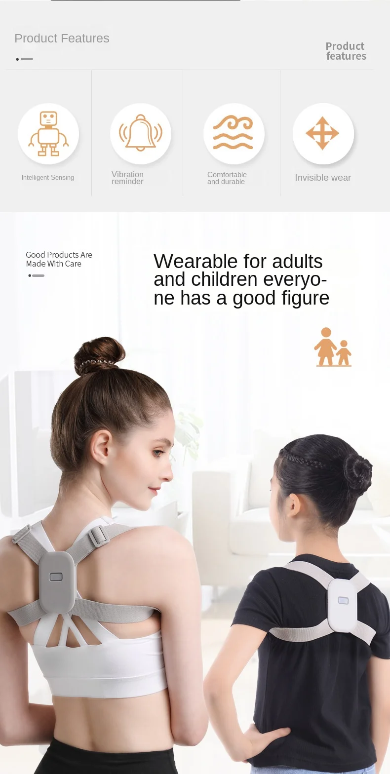 Back Posture Corrector Intelligent Sensor 8 Back Posture Corrector Electronic Intelligent Sensor