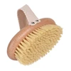TREESMILE Natural Sisal Exfoliating Dry Brush Wooden Massage Body Brush Plant fiber cactus massage brush D30 4