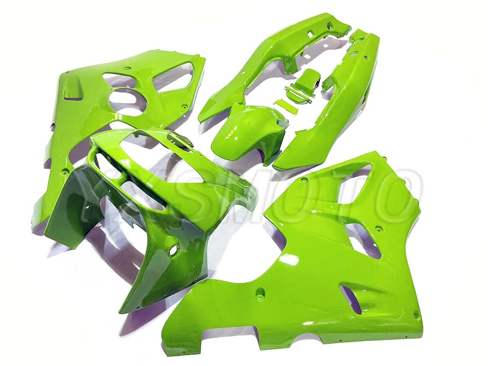 Абсолютно абс ручной обтекатель комплект для kawasaki ZX-6R 636 1994 1995 1996 1997 зеленый zx6r 636 94 95 96 97 - Цвет: Армейский зеленый