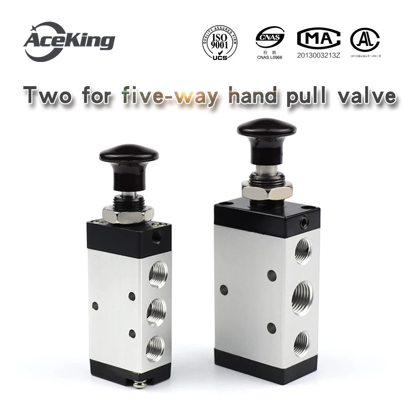 

AceKing manual valve 4r210-08 two-position five-way 4r310-10 4r410-15 4r110-06 manual mechanical switch directional valve