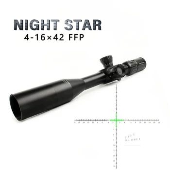 

Hunting Riflescope оптический прицел NS4-16x42 FFP first focal plane with Illumination for PCP for Airgun Airsoft scope