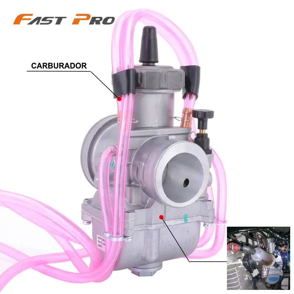 PWK 34 36 38 40 мм Universa 2T 4T двигатель Dirt Bike мотоцикл Карбюратор Carb для скутера ATV Quad с мощной струей внедорожного двигателя