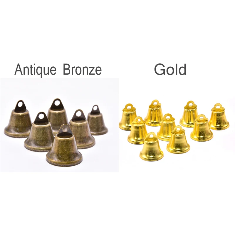 Animal Bells Antique Bronze Jingle For Cattle Poultry Anti-lost Christmas Wedding Party Decoration DIY Crafts Accessories