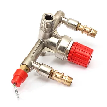 

Double Outlet Tube Air Compressor Pressure Regulator Valve Assembly Tool Accs