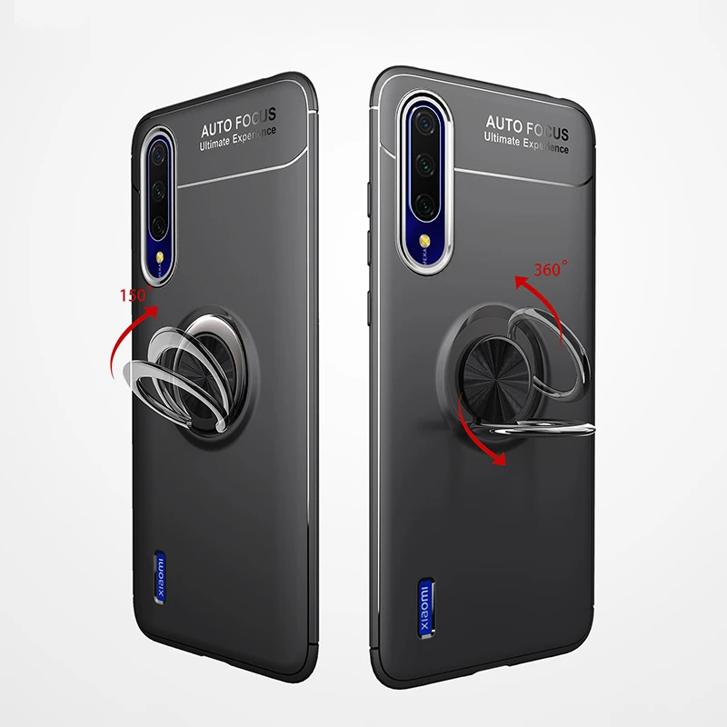 3-в-1 стекло+ магнитом флип Силиконовое чехол сяоми ми 9 лайт чехол на Xiaomi Mi 9 Lite мягкий чехол на телефона Mi-9-Lite Pro 9T чехол полное покрытие чехол на ксиоми ми9 lite чехол Mi9 Lite магнитная кольцом чехол