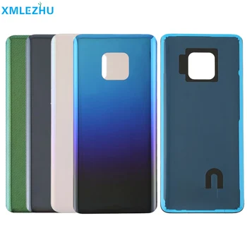 

10Pcs For Huawei Mate 20 Mate 20 Pro Back Battery Cover Glass Rear Door Panel Housing Case Repair Part
