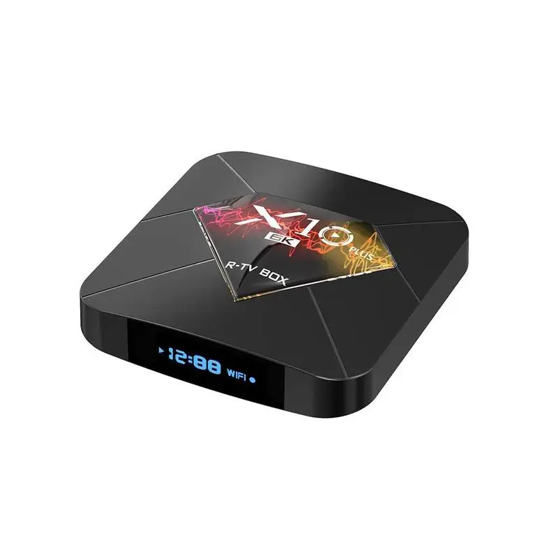 Декодер каналов кабельного телевидения Android 9,0 smart box Allwinner H6 2,4G Оперативная память+ 32/64GB 3,0 Встроенная память USB H.265 6K Box 4GB WiFi смарт-D9G0