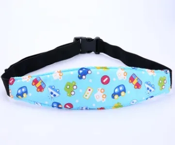 New Child Car Safety Seat Head Fixing Auxiliary Cotton Belt Pram Secure Strap Doze Band for Baby Pram Child Safety Seat - Название цвета: 2