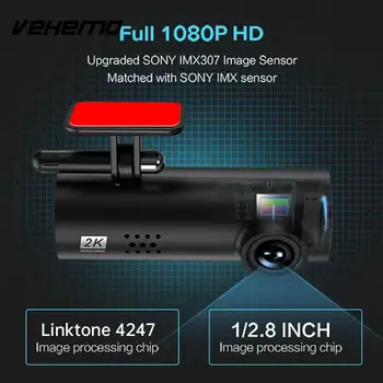 

Universal Dash Cam Car DVR USB Smart Car Recorder for Night Vision Loop Recording 1080P for APP Control