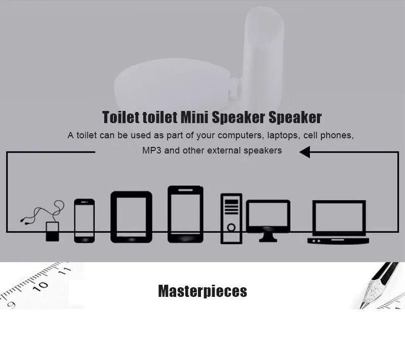 DOITOP портативный мини-Туалет динамик USB Проводная стерео музыка громкий телефон динамик 3D объемный Громкий динамик для ПК ноутбук мобильный телефон