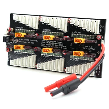 

XT60 Li-Po Battery Charging Adaptor Board PL8 PL6 MPA Charging Board for 2-8S PL6/0720I/1420I/X6/B6 Charger