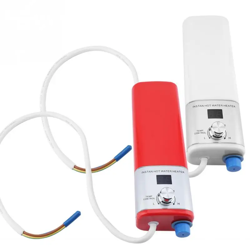 Electric Water Heater Bathroom Tankless Instant Water Heater 5500w