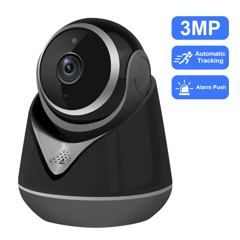 IP-камера видеонаблюдения 3 Мп HD ИК P2P Wi-Fi | Безопасность и защита