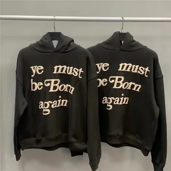 

Kanye West cpfm ye must be born again Pullover Men Women 1:1 High Quality Sweatshirts Kids See Ghosts Hoodie 3D Foam Printing