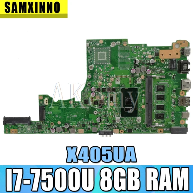 $US $286.70  Akemy X405UA For ASUS X405U X405UN X405UR X405URR X405URP X405UQ X405UF Laotop Mainboard X405UA Mot