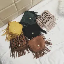 2020 Fashion Tassel Mini Messenger Bag Kids Girls Handbags Coin Purse Children Shoulder Bags