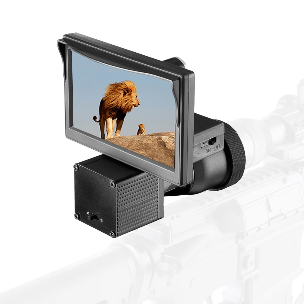 Оптический прицел с дисплеем 5 0 дюйма функцией ночного видения HD 1080P
