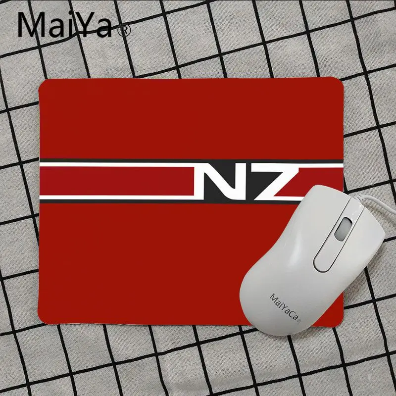 Maiya высокое качество Mass Effect N7 компьютерные игровые коврики для мыши Лидер продаж подставка под руку мышь