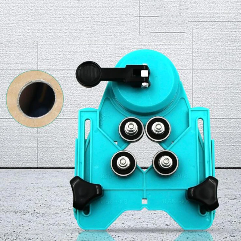 Drill Guide Vacuum Base Sucker With Diamond Coated Glass Bit Fit Tile Hole Saw Openings Locator | Инструменты