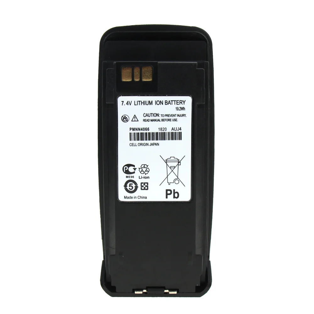Replacement for Motorola MotoTRBO DP3400 Battery for Motorola PMNN4065 PMNN4066 PMNN4066A Two Way Radio Battery 3