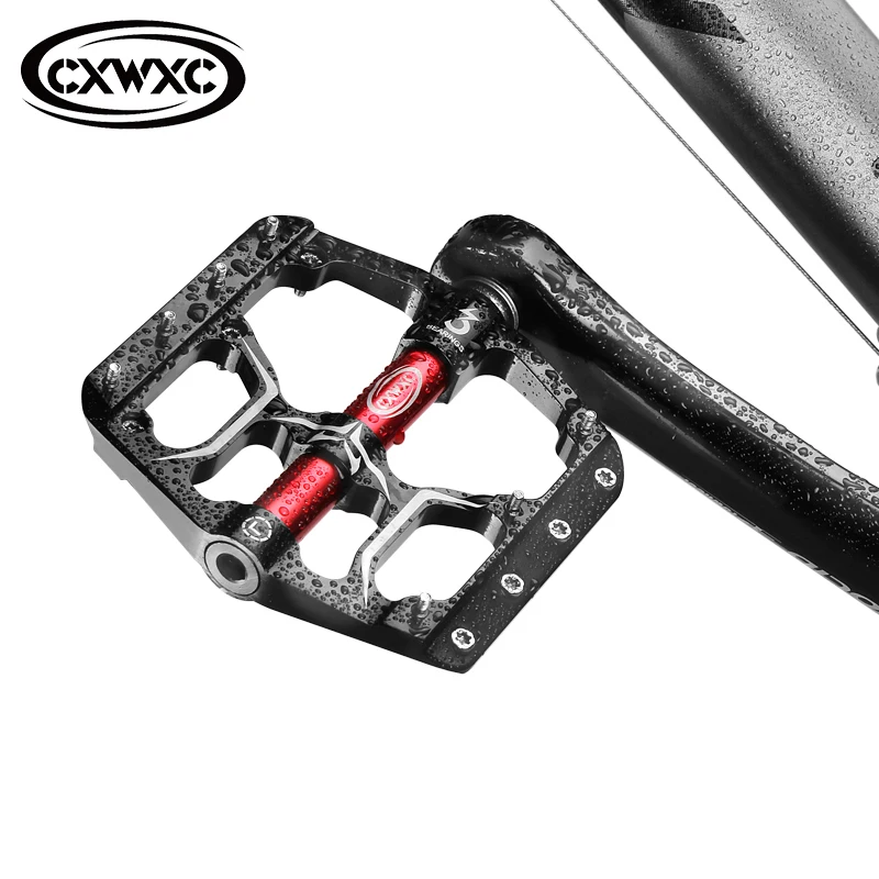

Sealed Bike Pedals CNC Aluminum Body For MTB Road Cycling 3 Bearing Bicycle Pedal Wide Platform pedales bicicleta mtb accessorie