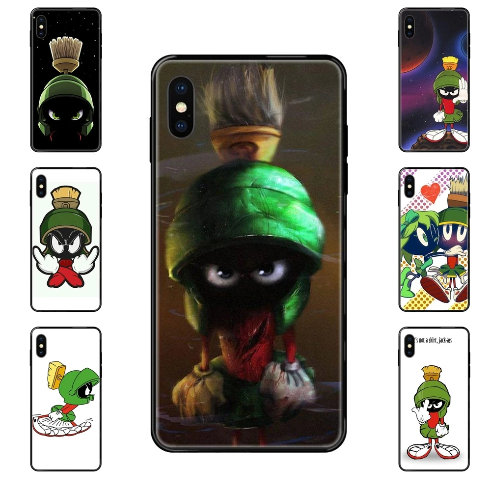 Black Soft TPU Capa Cover Case Marvin The Martian Extreme For Redmi 3S 4X 4A 5 5A 6 6A 7 7A 8 8A 8T 9 9A K20 K30 S2 Y2 Pro Plus | Мобильные