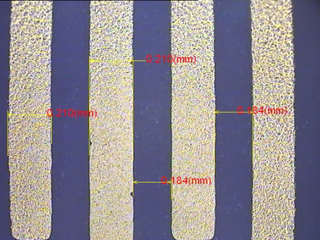 5mmX5mm межцифровой Золотой электрод емкость массив керамической цепи биогаз