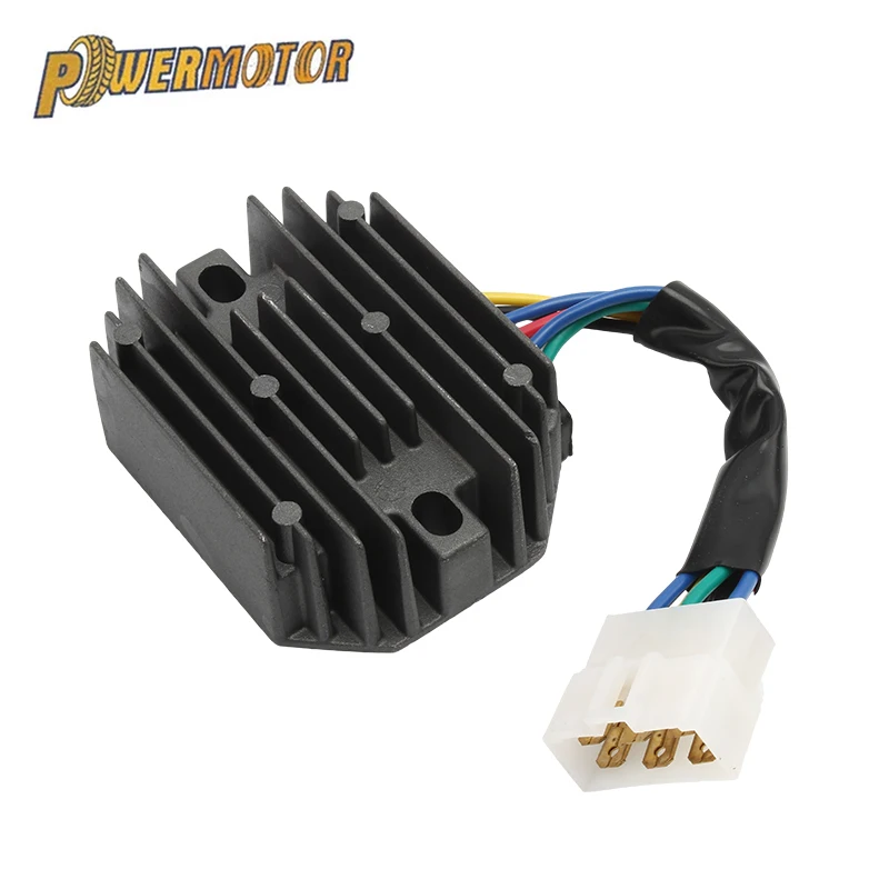 RS5101 Voltage Regulator 6 Wires for Kubota Regulator Electronic Grasshopper RS5155 Ignition 12v Black DC Motorcycle Accessories