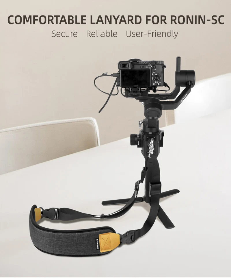 Для DJI RONIN S/SC Ремень Через Плечо Слинг застежка DJI RONIN S/SC 3-осевой и портативный монопод с шарнирным замком стабилизатор для фотоаппарата аксессуары