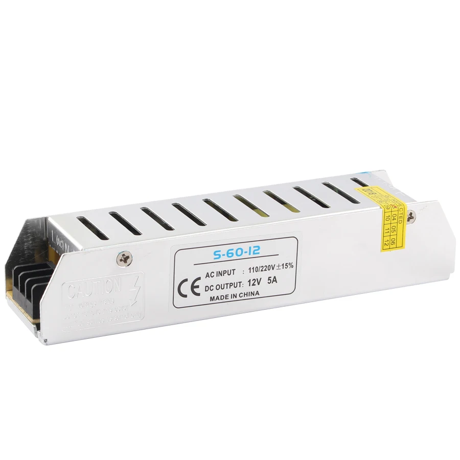 12V светодиодный Питание 5A 8.5A 10A 12.5A 16.6A 15A 20A светодиодный драйвер адаптер трансформаторы 60W 100W 120W 150W 180W 200W 240W