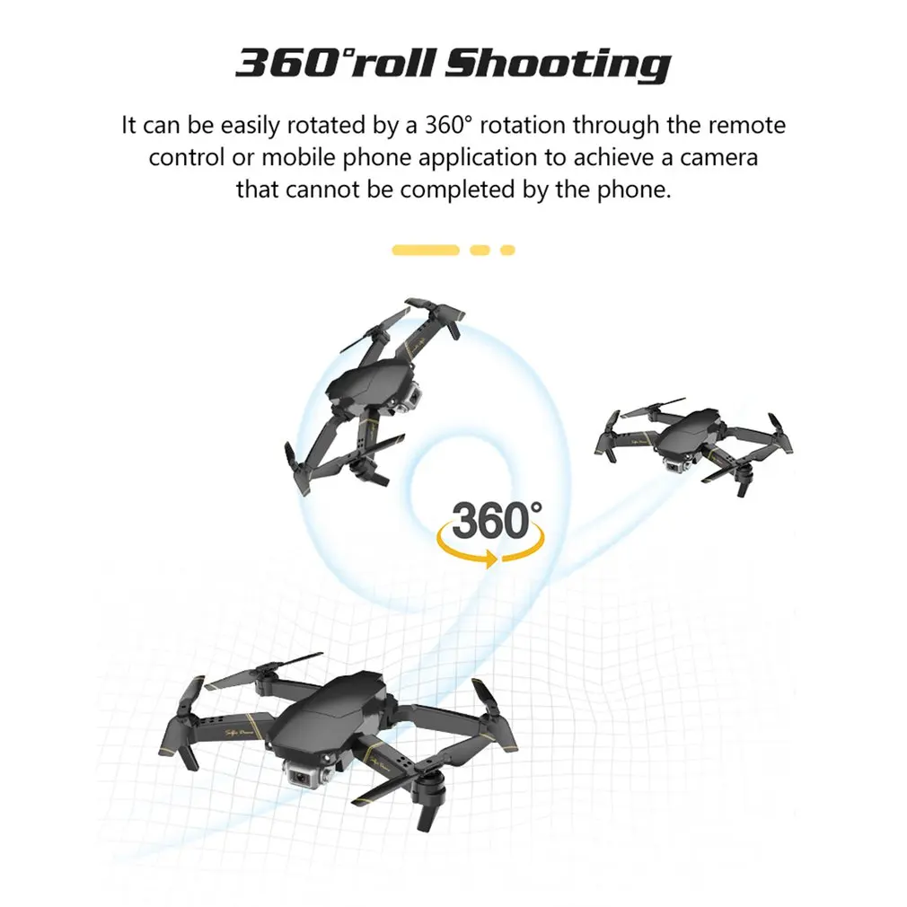GD89 wifi FPV с 1080 P/480 P HD камерой 15 минут время полета режим удержания высоты складной рычаг RC летательный аппарат Дрон с 2/3 батареей