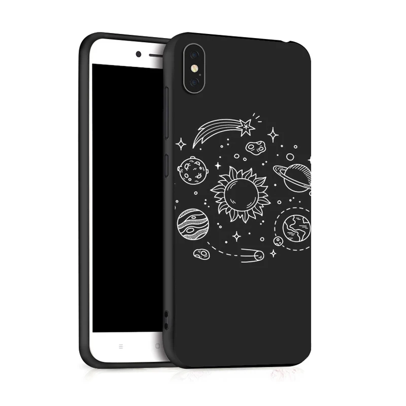 Hitam Telepon Untuk Xiaomi Mi Redmi 6 PRO A2 Lite Note 7 K20 9T 7A 8 8T K30 Ponsel Housing Bag Cover Shell