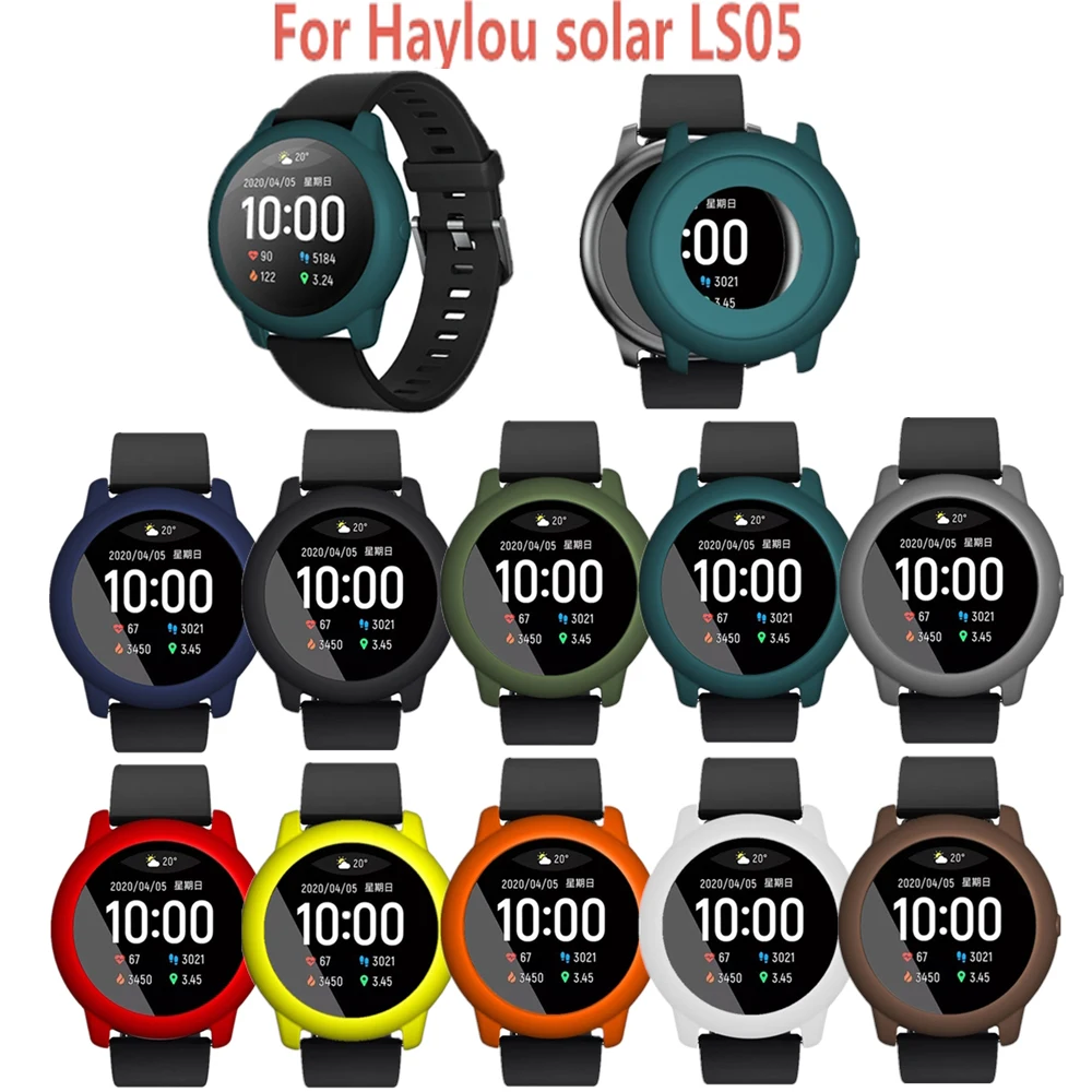 

Silicone Shell TPU Protective Case For Haylou Solar LS05 Smart Watch Band Anti-knock Cover Frame For Xiaomi Haylou Solar LS05