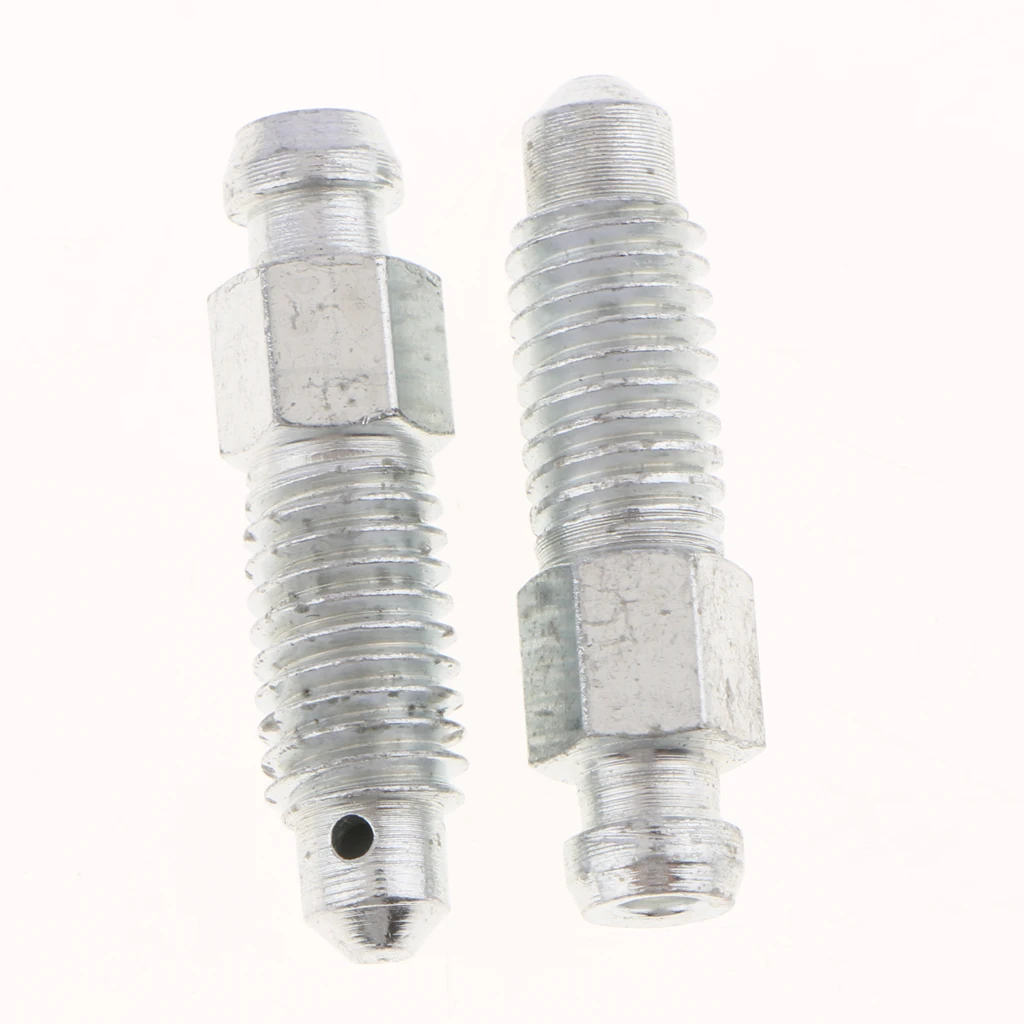 10PCS Sliver Brake Bleeder Screw Front/Rear Replacement Kits 32mm M8*1.25 | Автомобили и мотоциклы