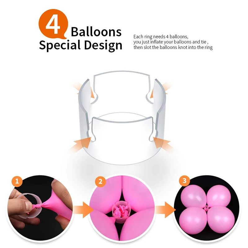  Chicinlife 1Set Table Balloon Arch Kit Birthday Party Balloon Backdrop Column Stand Wedding Festiva