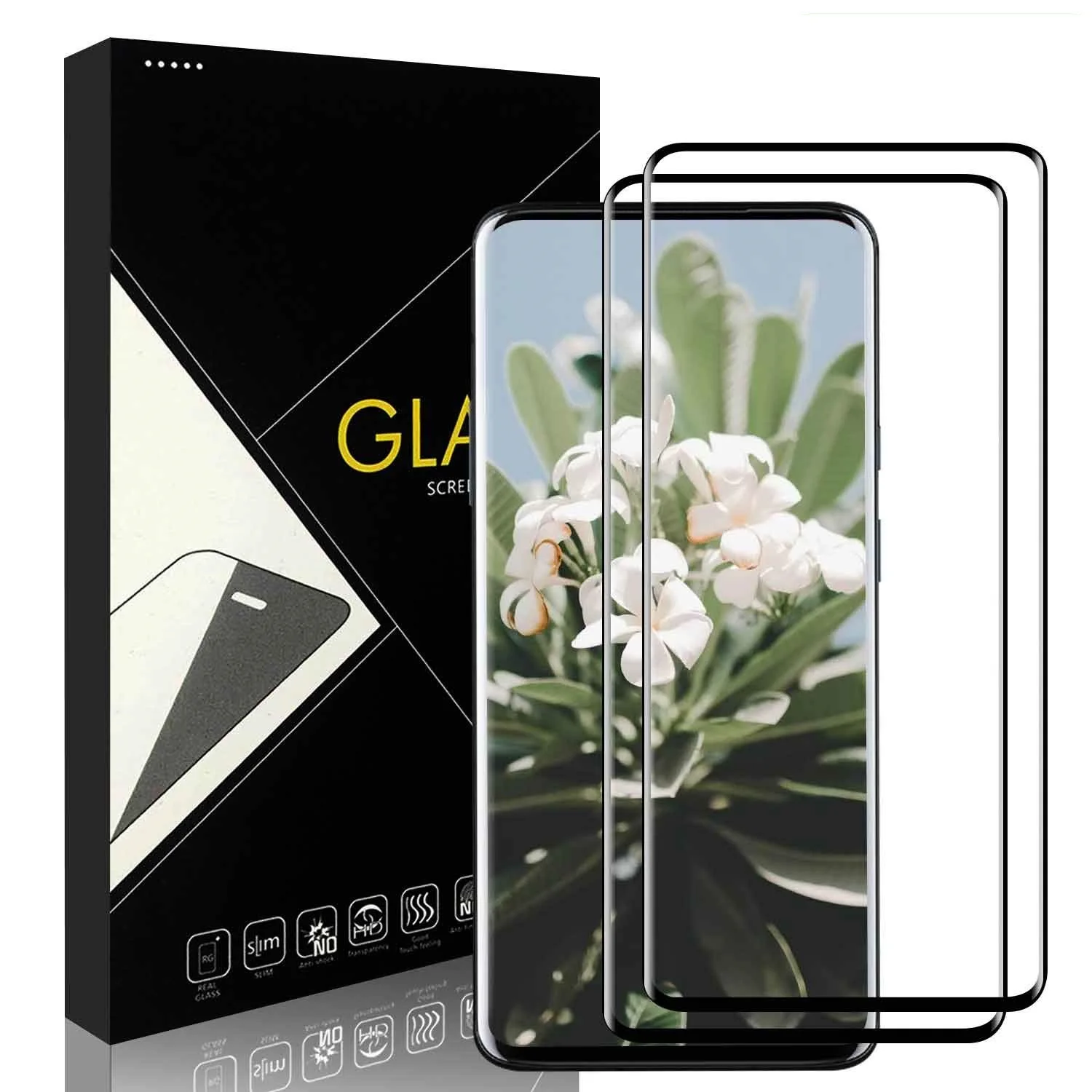 Полное покрытие из закаленного стекла для Oneplus 7T Pro 5G 7 One plus Защитная пленка экрана