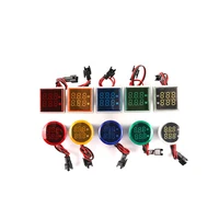 22MM Led Round Square Digital Timer Meter 0-60 minute/0-999hour AC 220V-380V Mini Signal Light hour meter Panel mounting 2