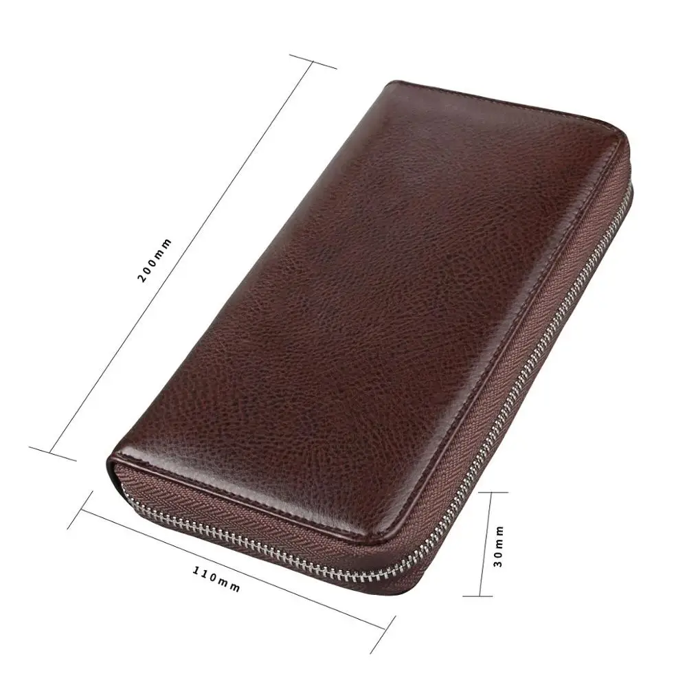 

Large capacity long credit card package multi-function men's and women's wallet Leather Multifunction Wallet